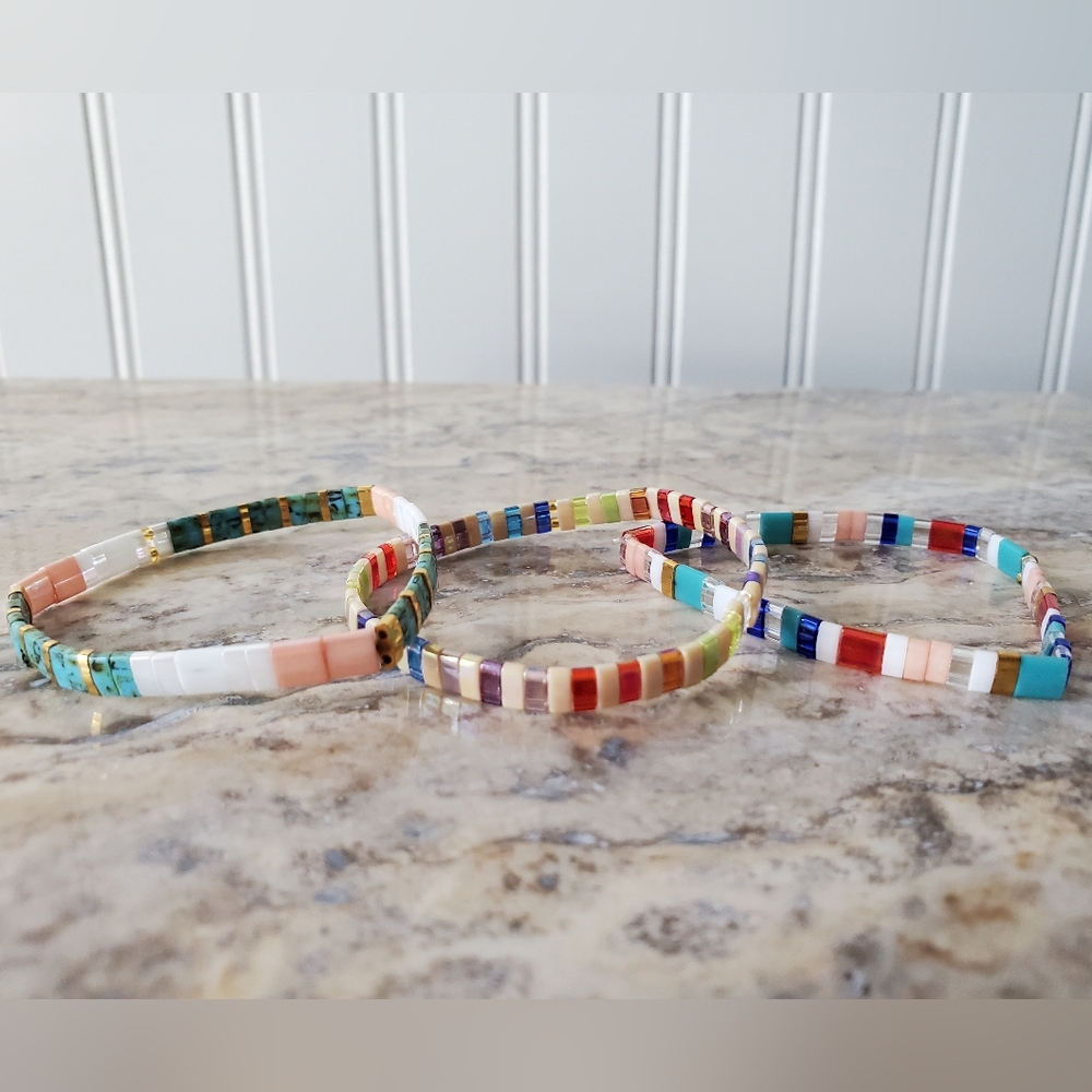 Tila Bead Bracelets 3pc